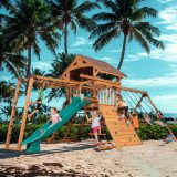 Aire de jeux Peak Junior avec toit en bois