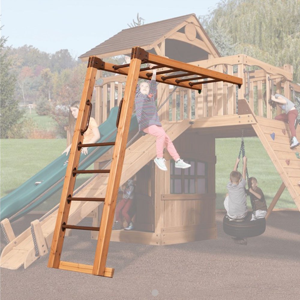 Aire de jeux Peak Junior avec toit en bois