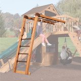 Aire de jeux Peak Junior avec toit en bois