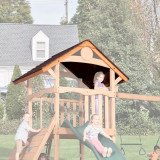 Aire de jeux Peak Junior avec toit en bois