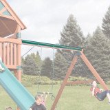 Aire de jeux Peak Junior avec toit en bois