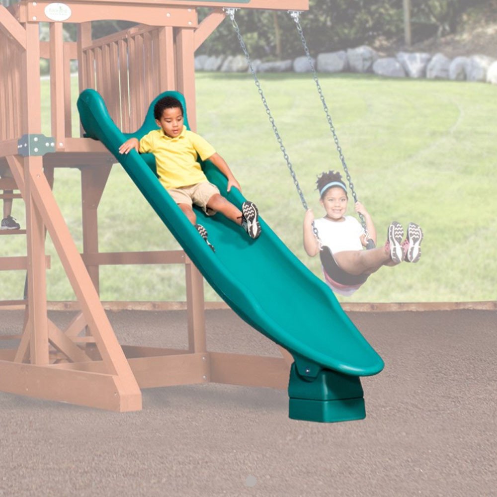 Aire de jeux Peak Junior avec toit en bois
