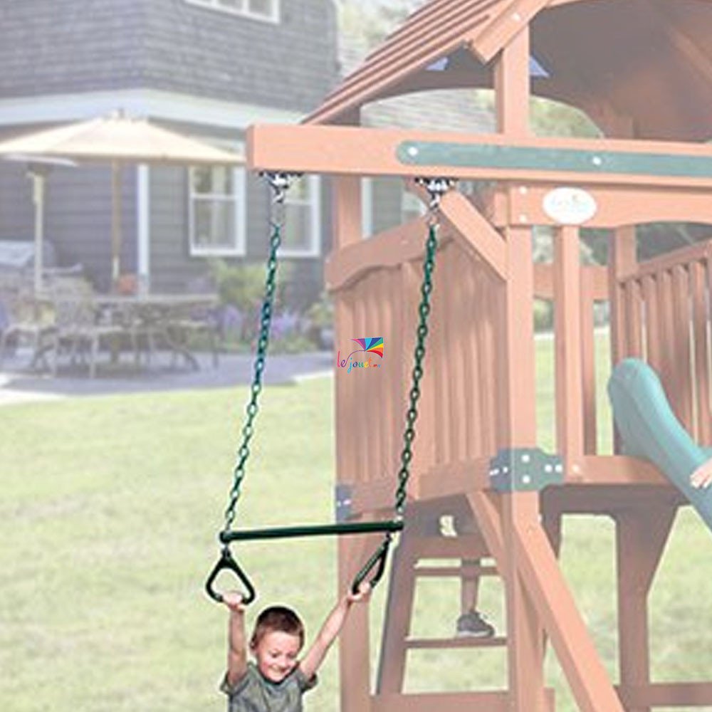 Aire de Jeux Bois Compacte Space Saver | Backyard Discovery