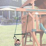 Aire de Jeux Bois Compacte Space Saver | Backyard Discovery
