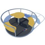 Tourniquet Enfant avec Sièges pour Aire de Jeux