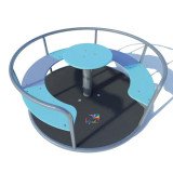 Tourniquet Enfant avec Sièges pour Aire de Jeux