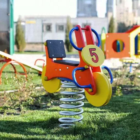 Jeu sur ressort Moto à sceller pour enfants KP-4.02