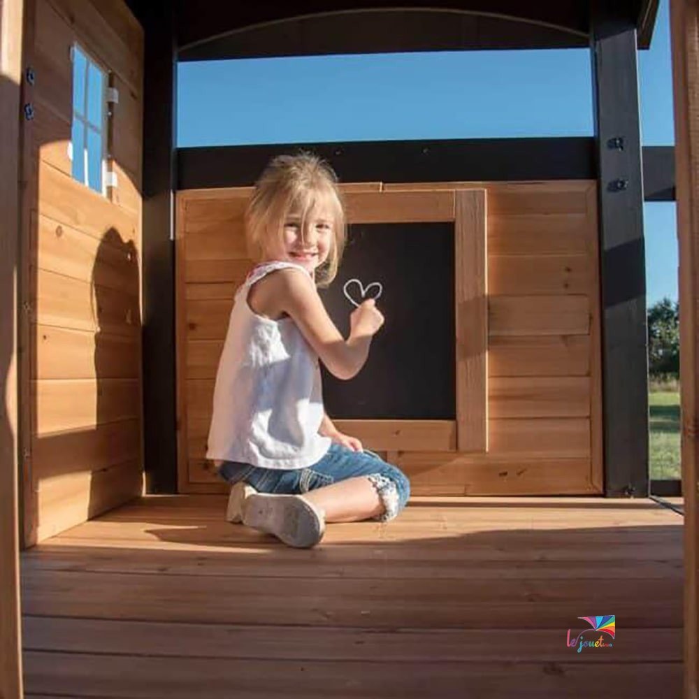 Structure de jeu en bois Boulder Creek haut de gamme