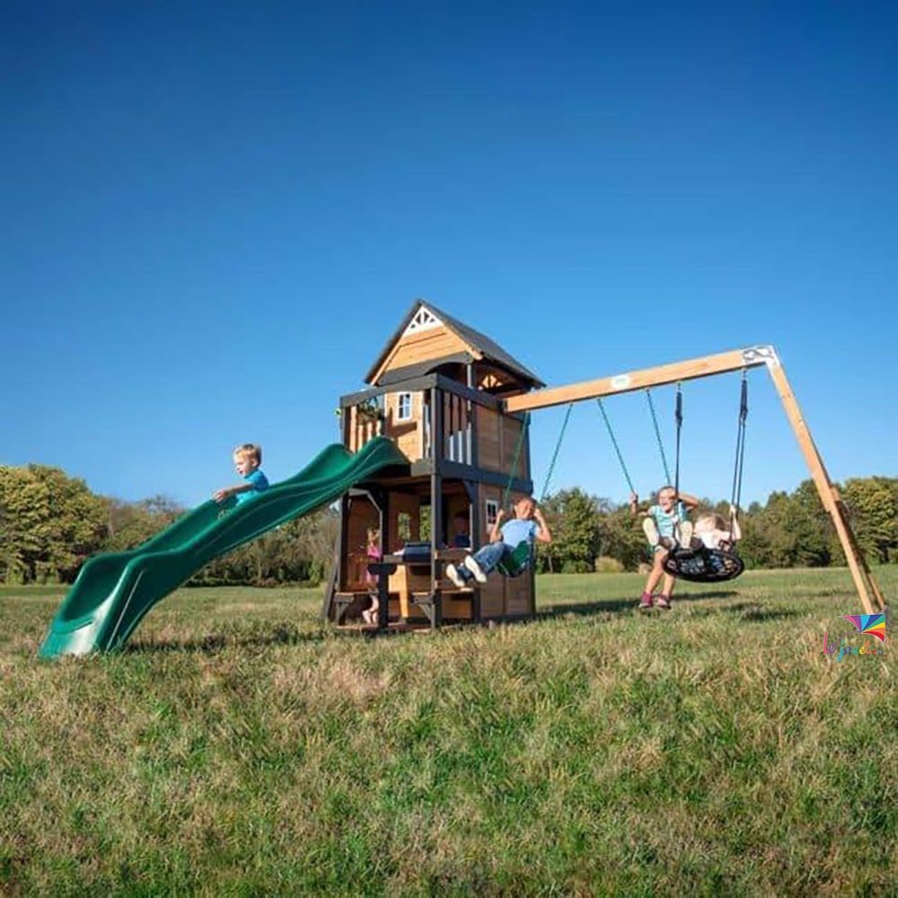 Structure de Jeux en Bois Haut de Gamme Boulder Creek