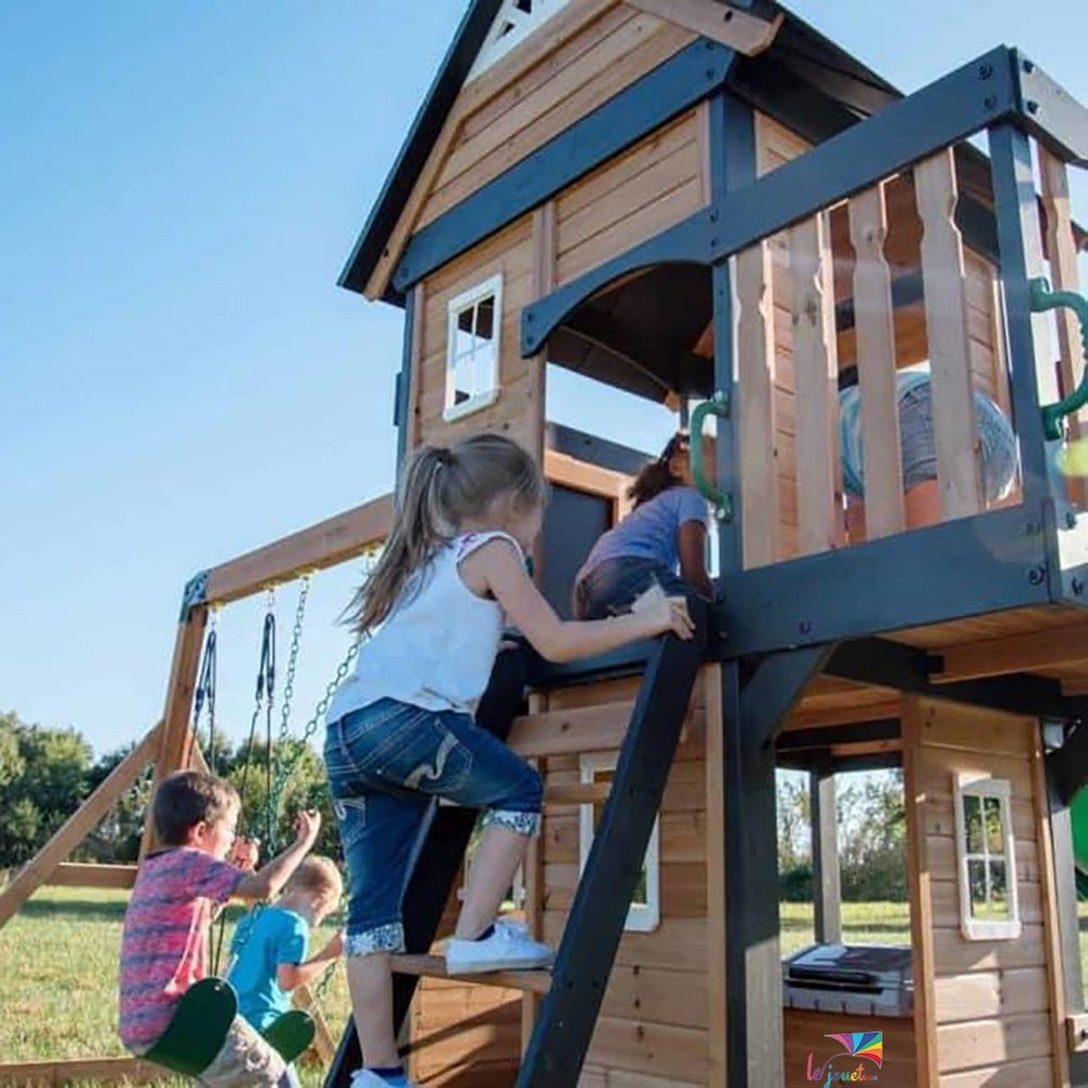 Structure de Jeux en Bois Haut de Gamme Boulder Creek