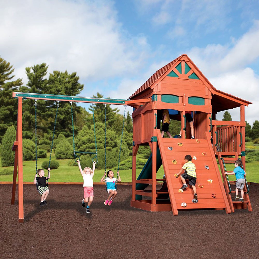 Structure de Jeux Bois Olympian Treehouse Jumbo 4