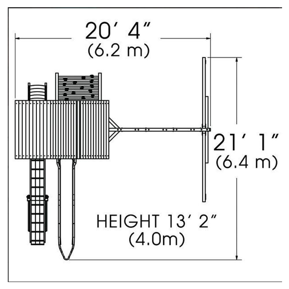 Structure de jeux Olympian Treehouse Jumbo 4