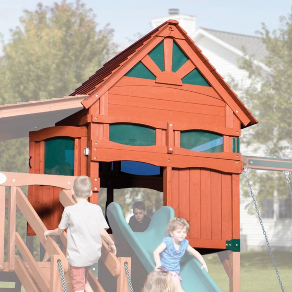Structure de Jeux Bois Olympian Treehouse Jumbo 4