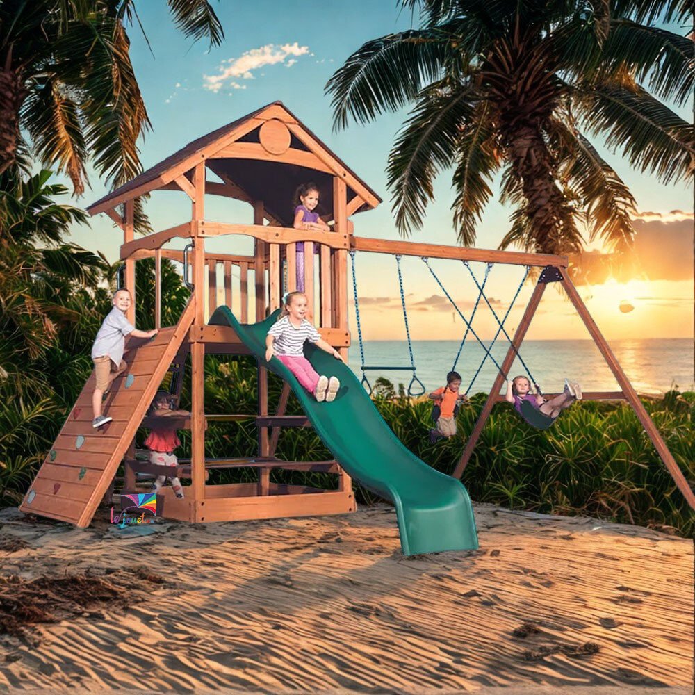 Grande Structure de Jeux en Bois Adventure Outlook XL 1