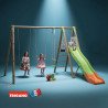 Techwood AKEO Balançoire en bois poutre métal - Trigano