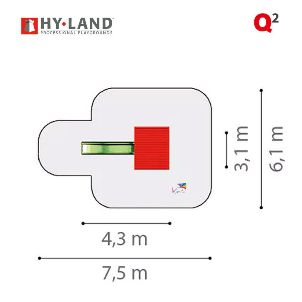 Structure de Jeux pour Collectivités Hy-Land Q2 | Trigano