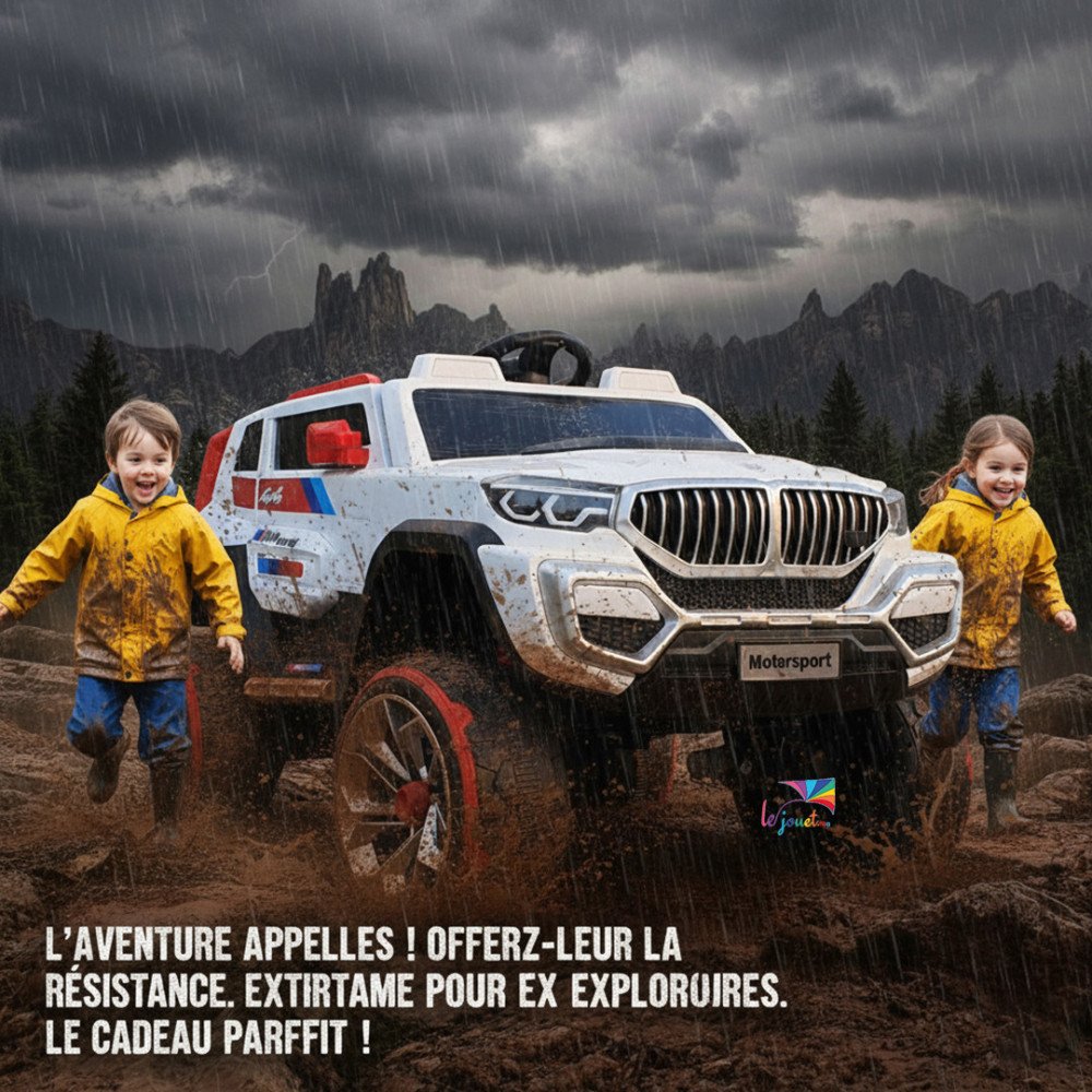 Voiture électrique 4x4 enfant BMW 2XL 12V | LEJOUET.MA