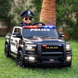 Voiture électrique enfant Police Dodge Ram 12V | LEJOUET.MA