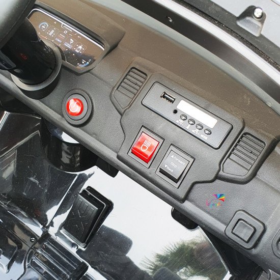 Style Dodge Ram Police Voiture électrique pour enfants 12 volts