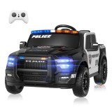 Style Dodge Ram Police Voiture électrique pour enfants 12 volts