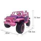 Voiture électrique pour enfants Style Barbie rose 12 V