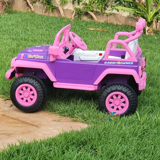 Voiture électrique pour enfants Style Barbie rose 12 V