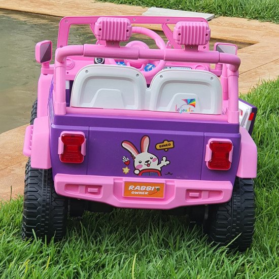 Voiture électrique enfant Barbie rose 12V | LEJOUET.MA
