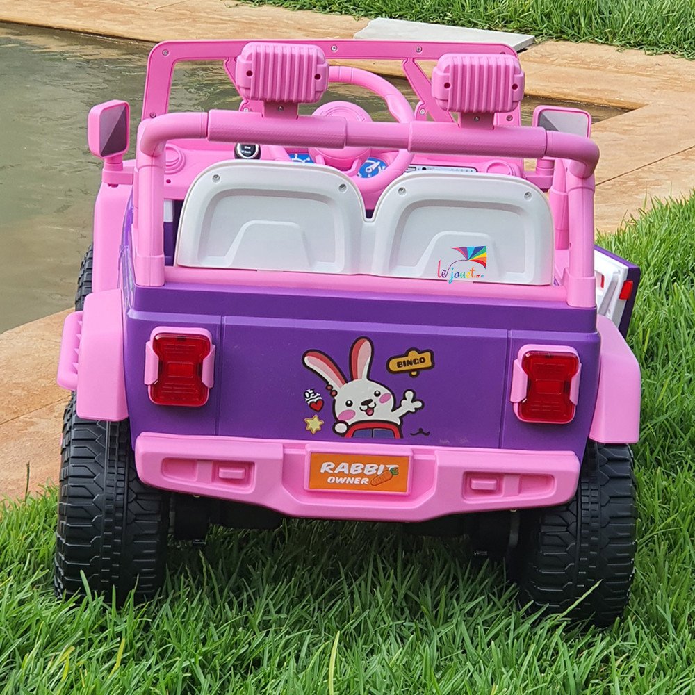 Voiture électrique enfant Barbie rose 12V | LEJOUET.MA