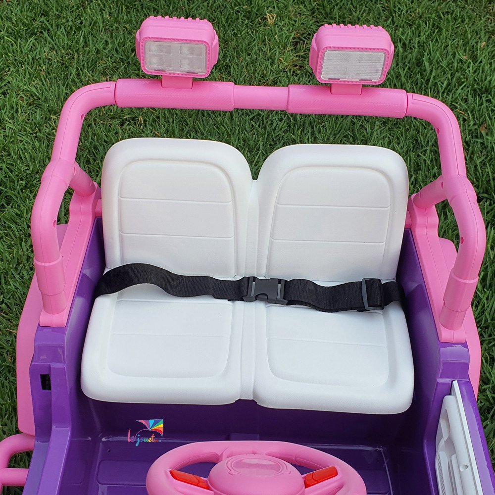 Voiture électrique enfant Barbie rose 12V | LEJOUET.MA