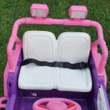 Voiture électrique enfant Barbie rose 12V | LEJOUET.MA
