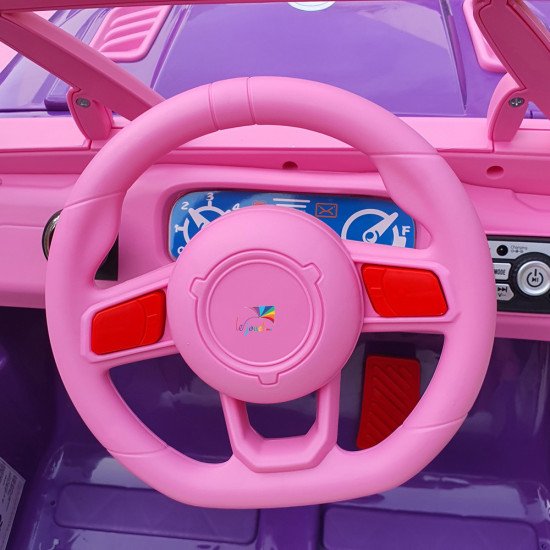 Voiture électrique enfant Barbie rose 12V | LEJOUET.MA