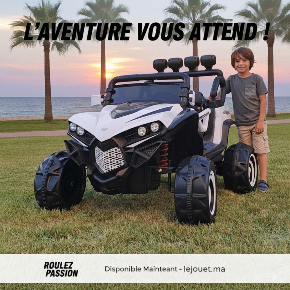 La plus grande buggy électrique 12v 4x4 pour enfants