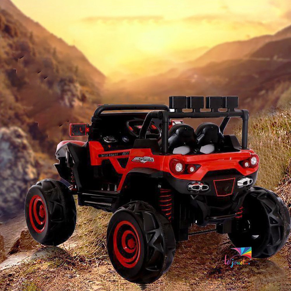 Buggy électrique enfant XXL 12V 4x4 2 places | LEJOUET.MA