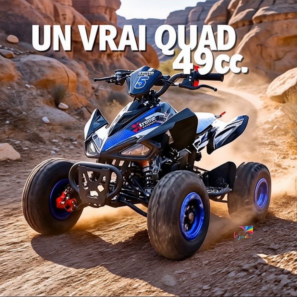 Quad enfant essence 49cc automatique | LEJOUET.MA