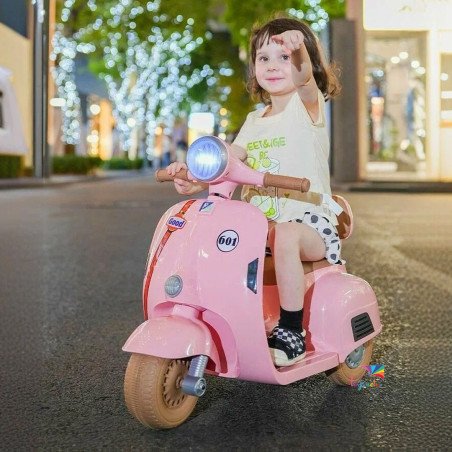 Moto électrique pour enfants Style Vespa 12V