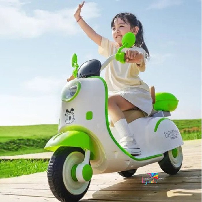 Moto électrique pour Enfants 12 V Style Vespa WN 258