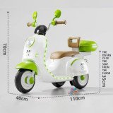 Moto électrique pour Enfants 12 V Style Vespa WN 258