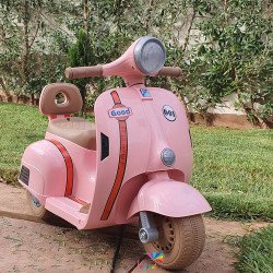 Moto électrique pour enfants Style Vespa 12V