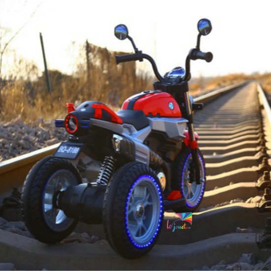Tri Moto électrique enfant 12V avec accélérateur à main | LEJOUET.MA