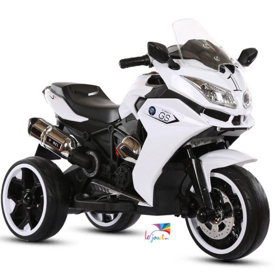 Moto électrique enfant 3 roues BMW 12V avec LED | LEJOUET.MA