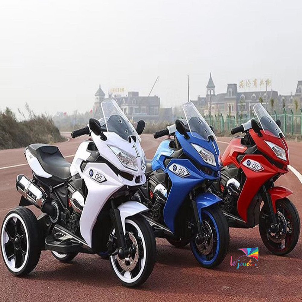 Moto électrique enfant 3 roues BMW 12V avec LED | LEJOUET.MA
