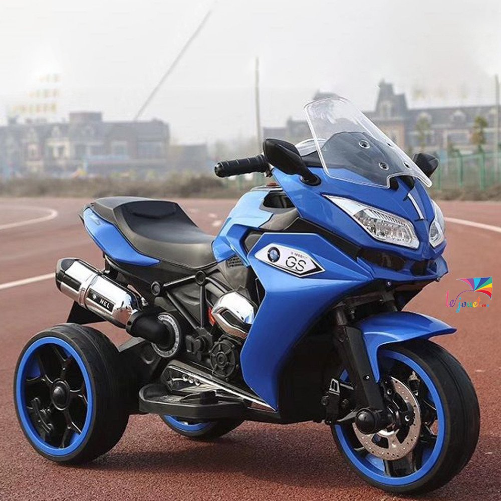 Moto électrique enfant 3 roues BMW 12V avec LED | LEJOUET.MA