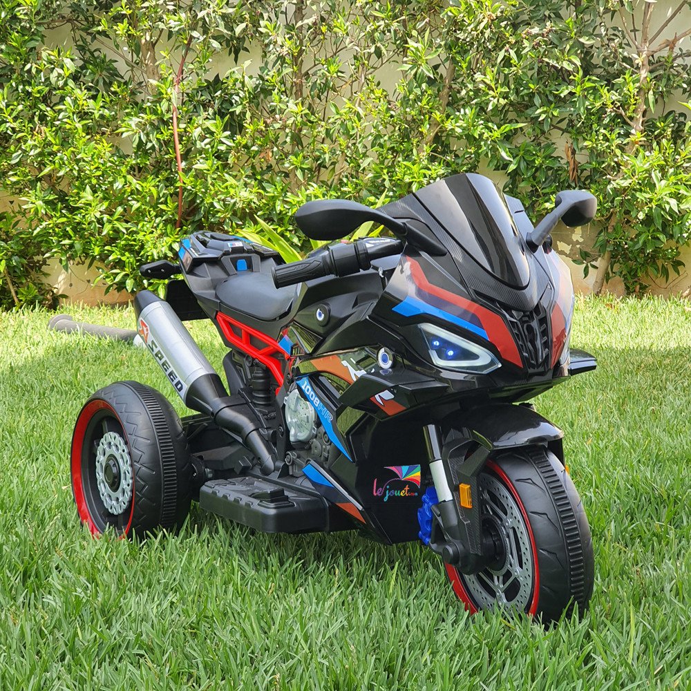 Moto électrique enfant BMW S1000RR 12V | 3 roues | LEJOUET.MA
