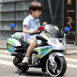 La plus grande Moto électrique de police 12v pour enfants