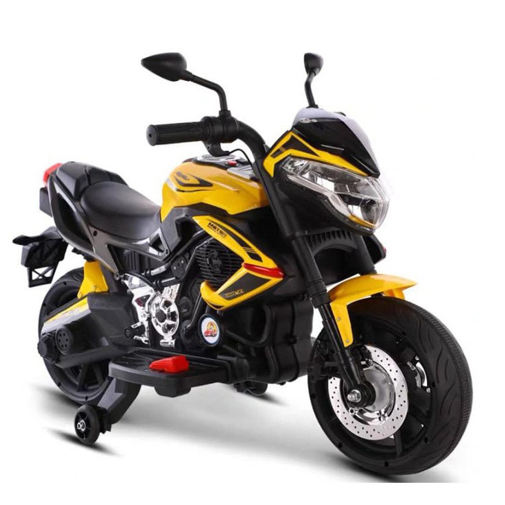Moto électrique enfant rechargeable 12V | LED & USB | LEJOUET.MA