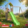 Aire de jeux bois EASY XPERIENCE - Trigano