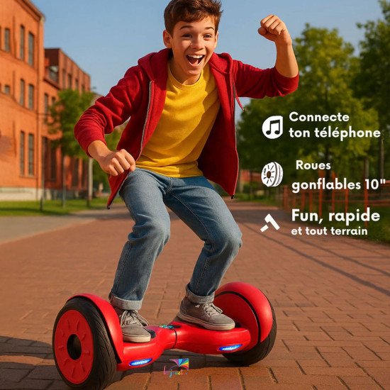 Le Nouveau tout terrain hoverboard 10 pouces Bluetooth