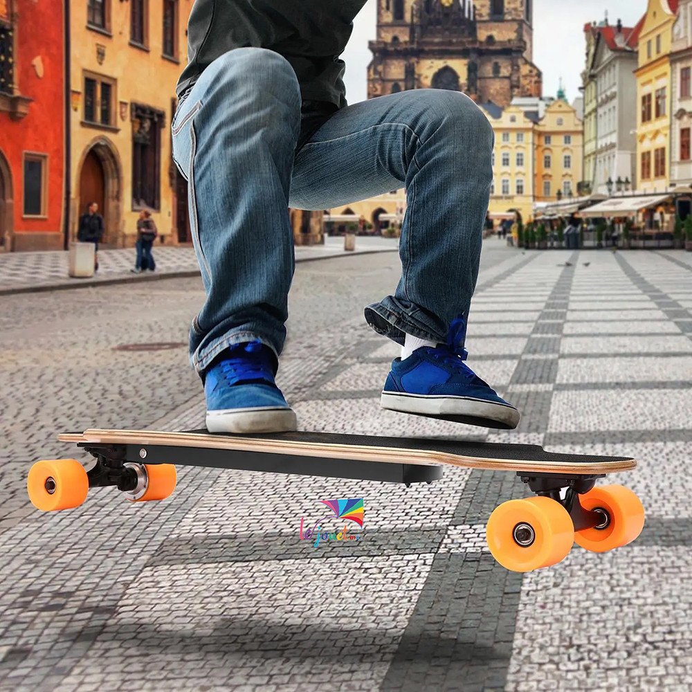 Skateboard électrique de 26 pouces 350 watts