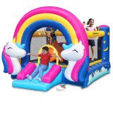 Aire de Jeux Gonflable Licorne FANTASY UNICORN | Happy Hop