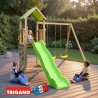 Aire de jeux bois EASY XPERIENCE - Trigano